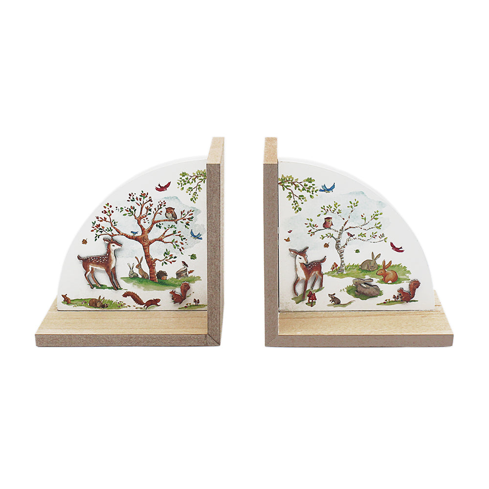 Bookends Set Forest Friends Books Holder Organiser