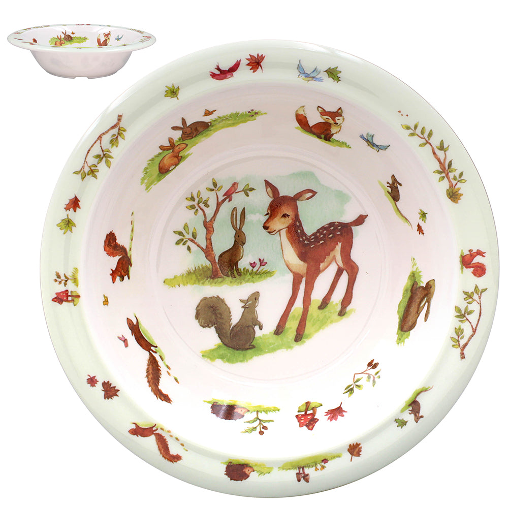 Forest Friends Food Bowl Kids Woodland Animals