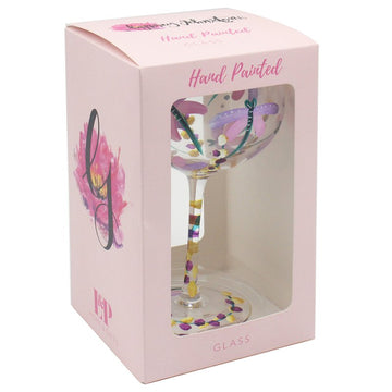 Lynsey Johnstone Dragonflies & Daisies Gin Glass