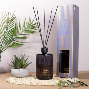 Amber & Sandalwood 1000ml Reed Diffuser