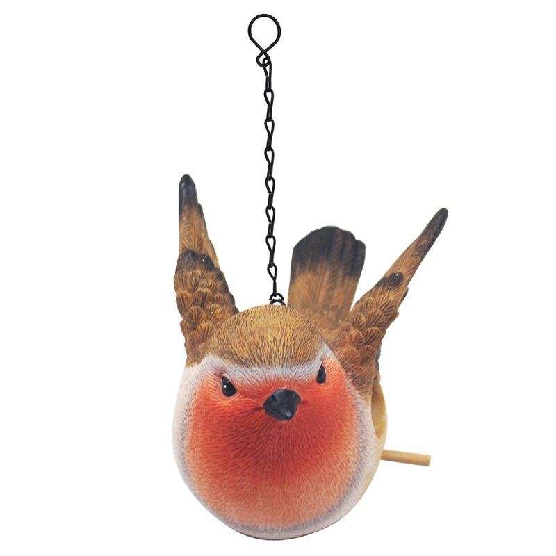 Robin Bird Shaped House Feeder