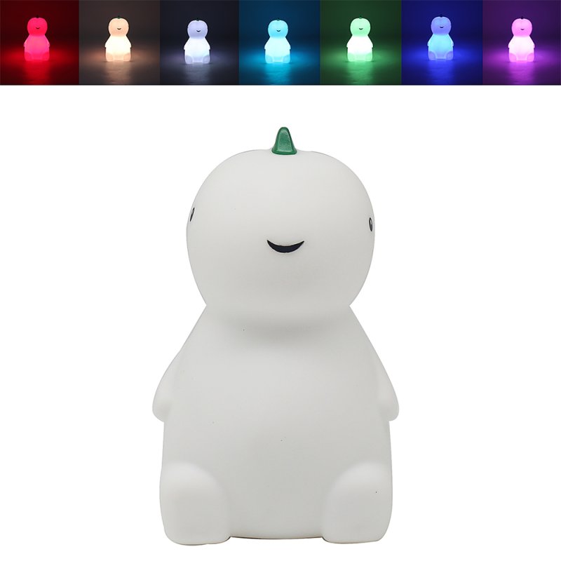 Squishy Dinosaur Light Changing Touch Lamp Night Light