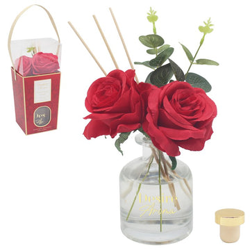 Reed Diffuser Velvet Rose Oud 200ml with Faux Flower