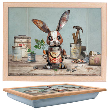 Cushioned Laptray Scrap Rabbit Serving Tray