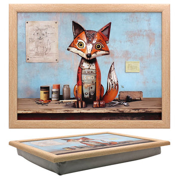 Cushioned Laptray Scrap Fox Serving Tray