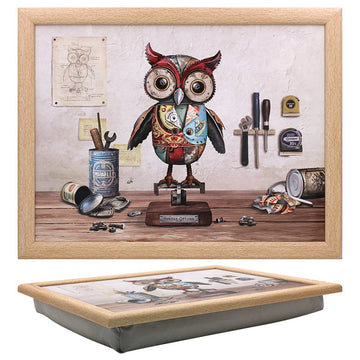 Cushioned Laptray Scrap Owl Serving Tray