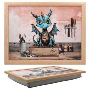 Cushioned Laptray Scrap Dragon Serving Tray