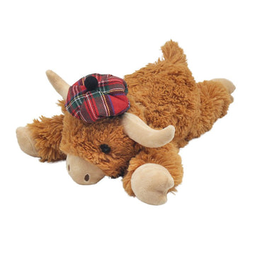 RPet Pals Highland Cow Tartan Lying