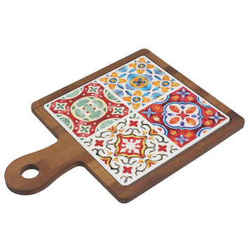 Wide Cheese Board Tuscany Boho Style