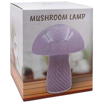 Mushroom Lamp Grey Bedside Night Light