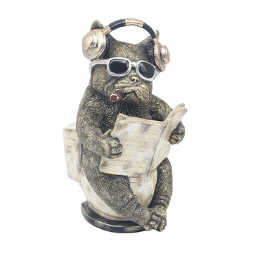 Loo-time French Bulldog Puppy Resin Figurine