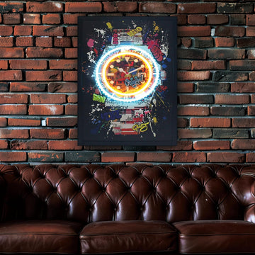 60x35cm Hanging Poster Time Blaster Wall Art