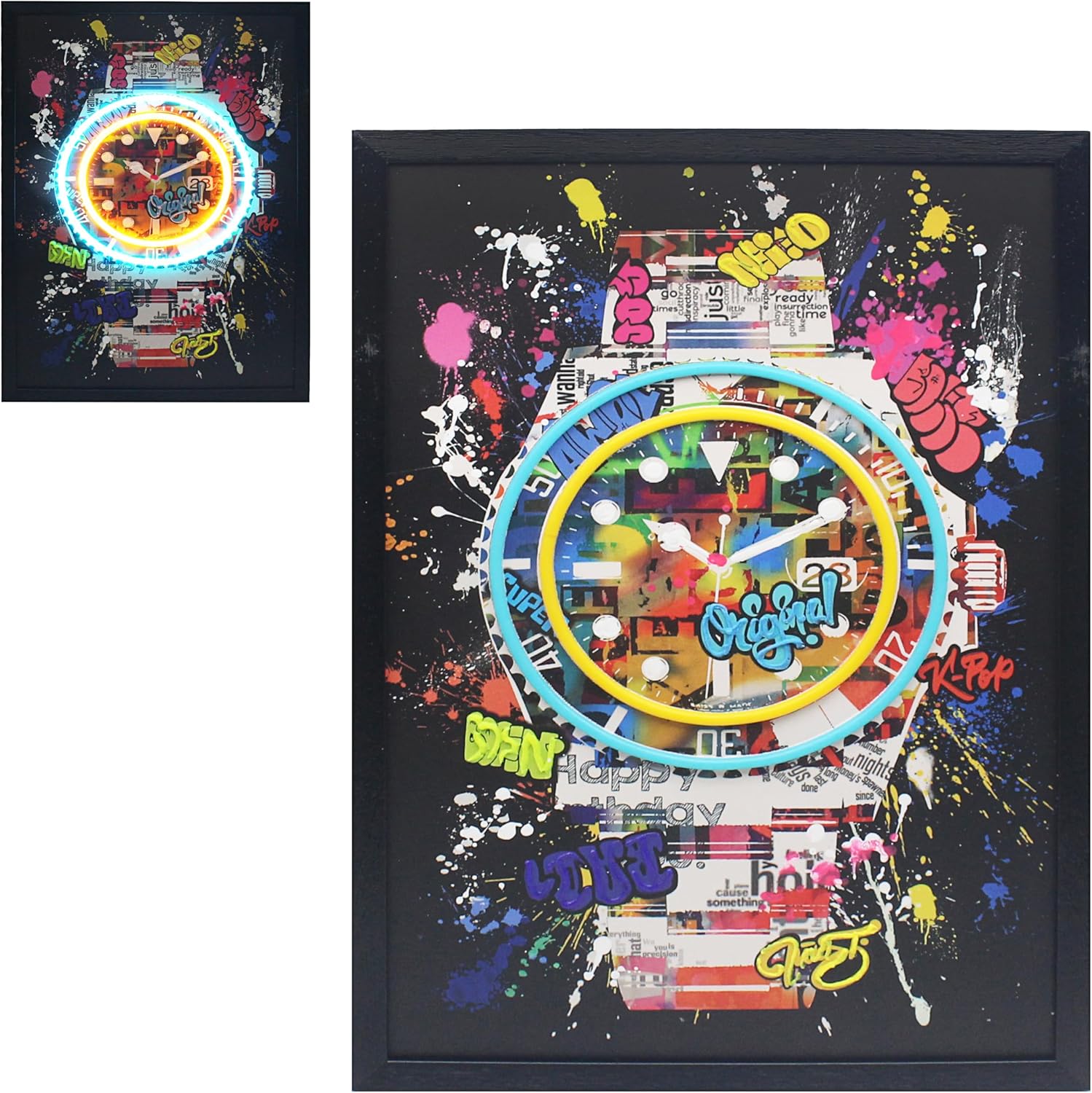 60x35cm Hanging Poster Time Blaster Wall Art