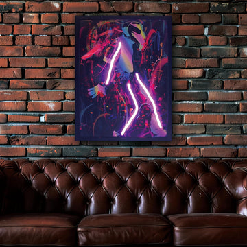60x35cm Hanging Poster Moon Walk Dance Wall Art
