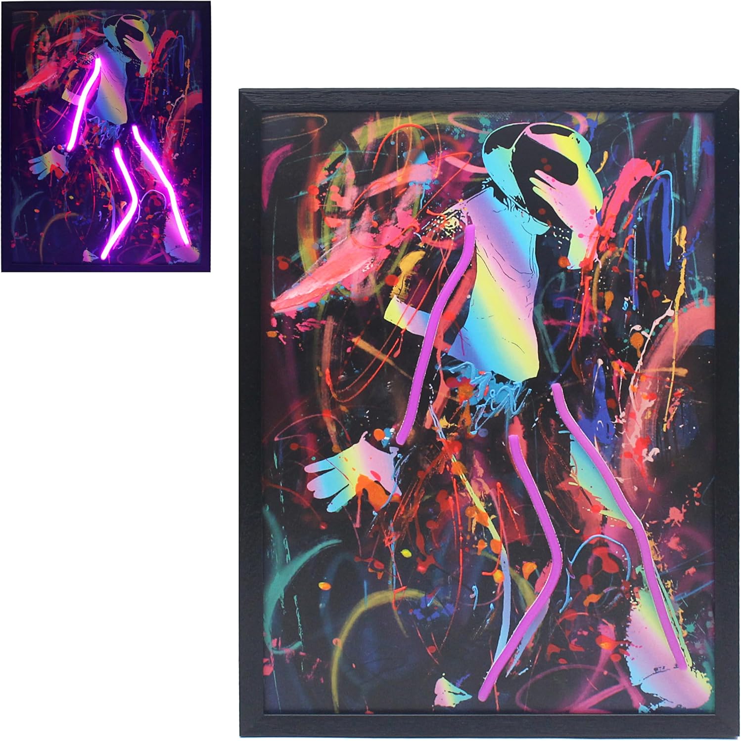 60x35cm Hanging Poster Moon Walk Dance Wall Art