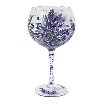 Lynsey Johnstone Agapanthus Floral Cocktail Glass