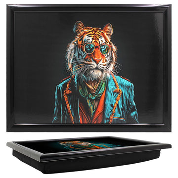 Cushioned Lap Tray Bean Bag Boogie Tiger