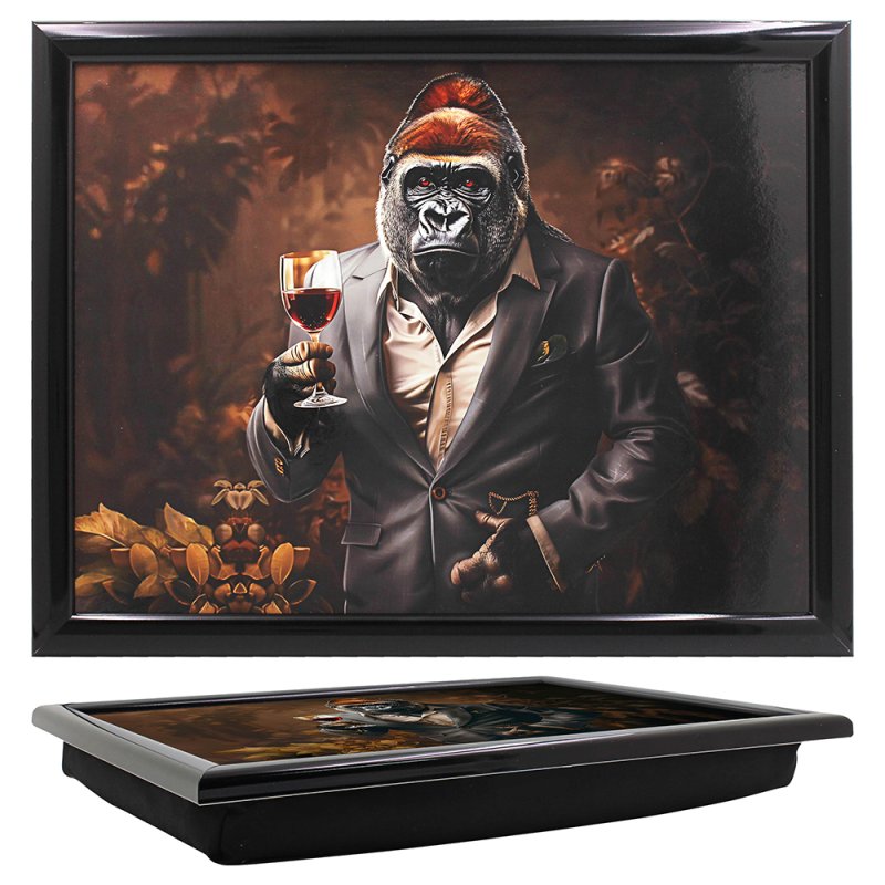 Cushioned Lap Tray Bean Bag Wine Kong-Oisseur