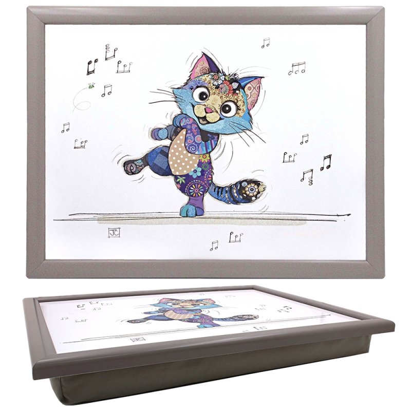 Bug Art Keira Kitten Bean Bag Padded Cushioned Lap Tray