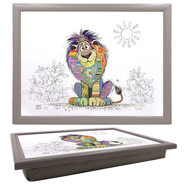 Bug Art Louis Lion Bean Bag Padded Cushioned Lap Tray