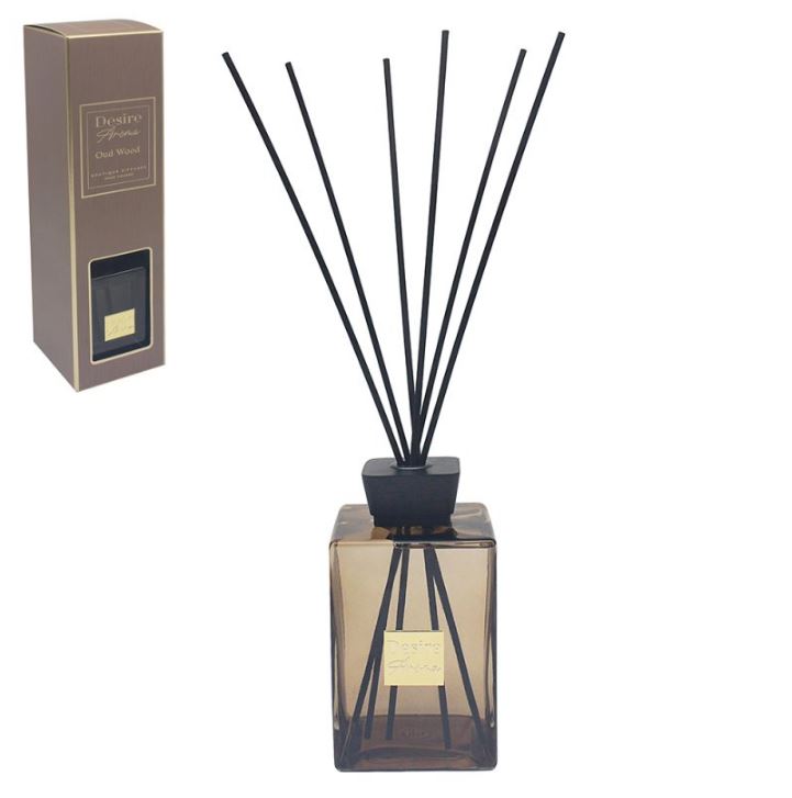 1000ml Desire Aroma Oud Wood Luxury Reed Diffuser