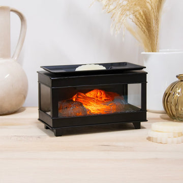 Desire Aroma Log Burner Stove Lamp Electric Wax Melt Oil