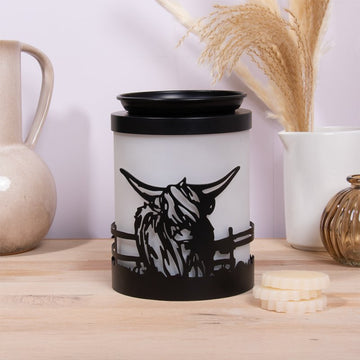 Desire Aroma Lamp Highland Cow Frosted Electric Wax Melt Oil Burner