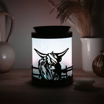 Desire Aroma Lamp Highland Cow Frosted Electric Wax Melt Oil Burner