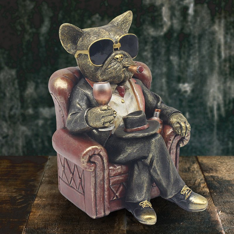 Frenchie Dog Resin Figurine