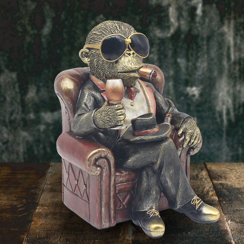 Gorilla Resin Figurine