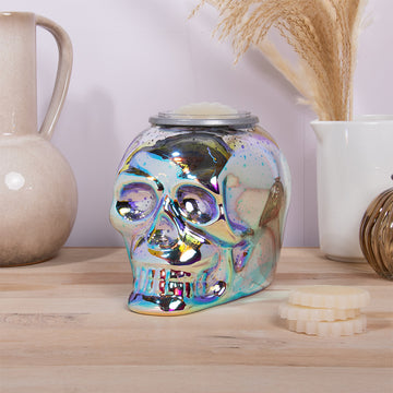 Wax Melt Burner Electric Desire Aroma Lamp Skull