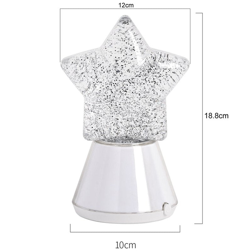 Led Colour Changing Star LED Colour Changing Glitter Star Lamp Night Light