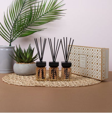 3Pcs 50ml Cashmere & Silk Reed Diffuser Gift Set