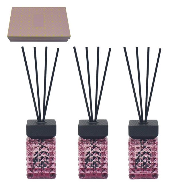3Pcs 50ml Oud & Bergamot Reed Diffuser Gift Set
