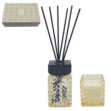 120ml Luxury Reed Diffuser & 70G Candle Cashmere & Silk Gift Set