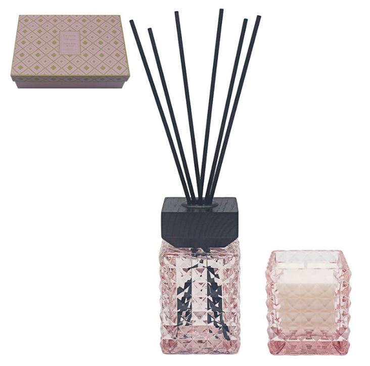 120ml Luxury Reed Diffuser & 70G Candle Velvet Rose Oud Gift Set
