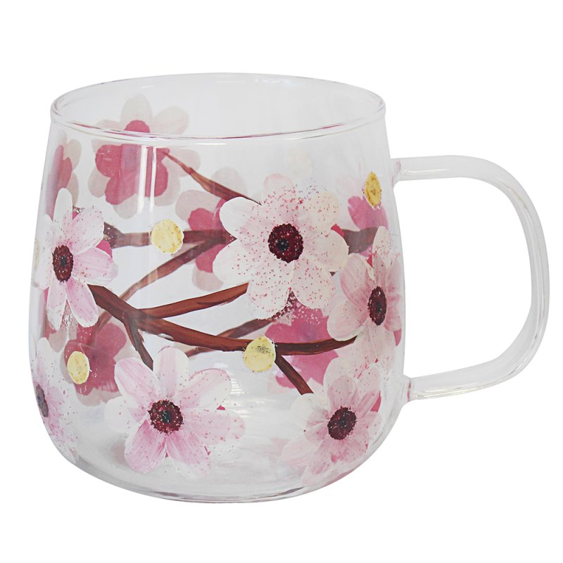 Lynsey Johnstone Hand Painted Blossom Flower 480ml Coffee Mug