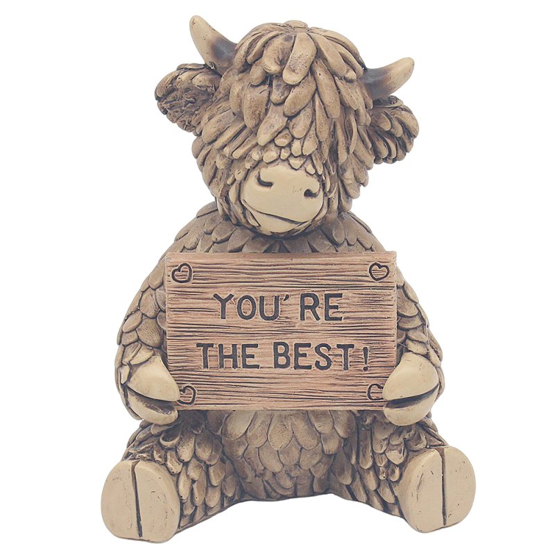Figurine Ornament Resin Highland Cow The Best Collection