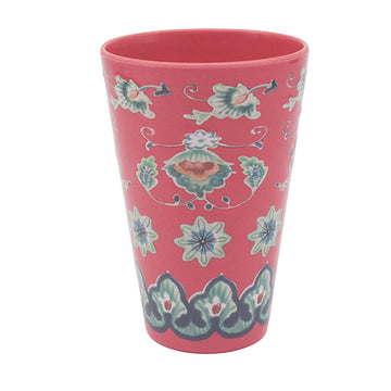 4Pcs 350ml Red Tuscany Bohemian Mediterranean Melamine Beaker
