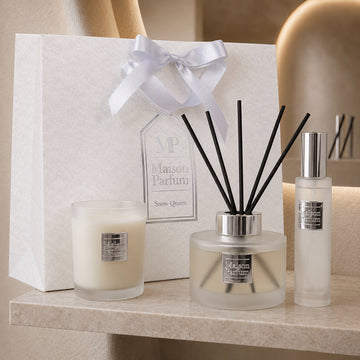 Snow Queen Reed Diffuser Scented Candle & Spray Fragrance Gift Set