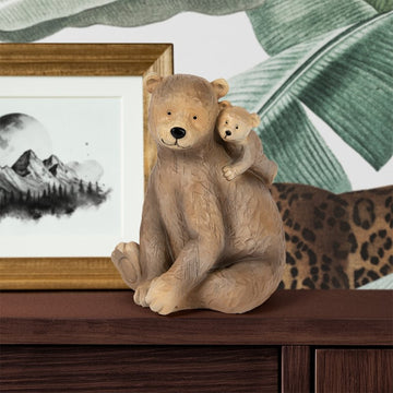 Bear Cub Love Resin Animal Figurine