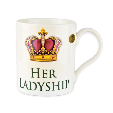Her Ladyship and Crown Coffee Tea Mug 350ml