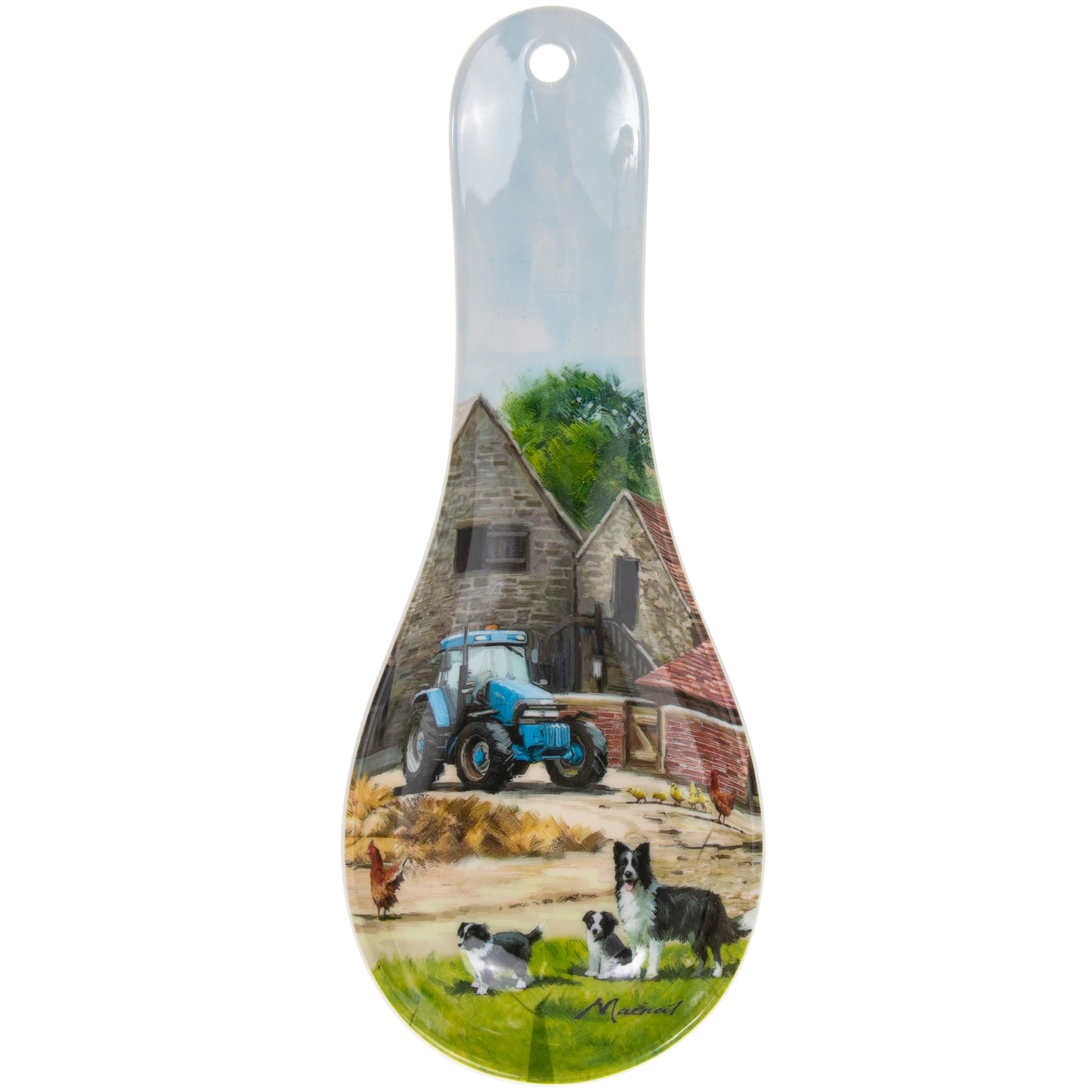 Farmyard Scene Spoon Rest