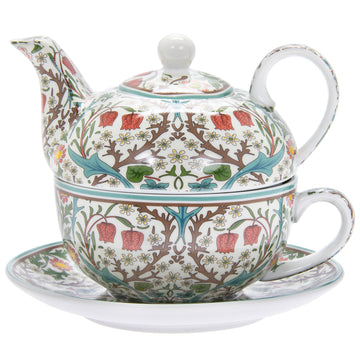 Tea For One William Morris Blackthorn Cup Saucer Ceramic