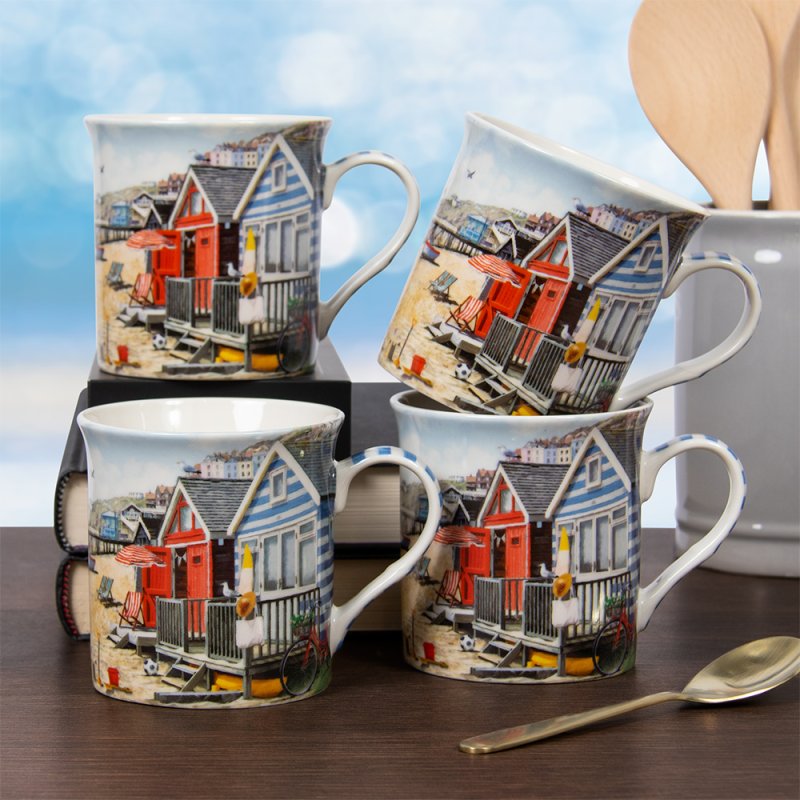 Sandy Bay Set of 4 Ceramic Coffee Mug