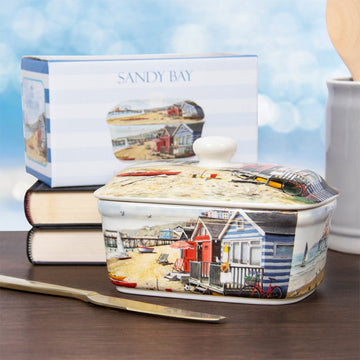 12-pc Sandy Bay Tableware Set - Watercolour