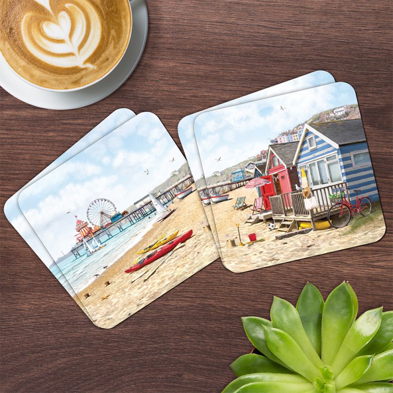 Sandy Bay Set of 4 Coasters