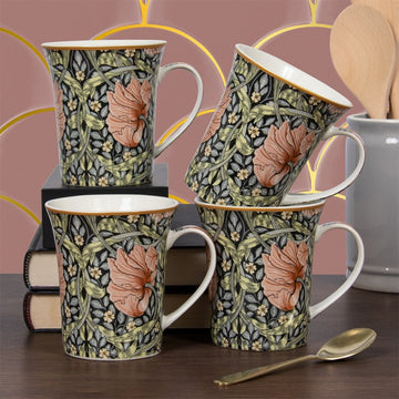 Pimpernel Set of 4 Ceramic Mugs