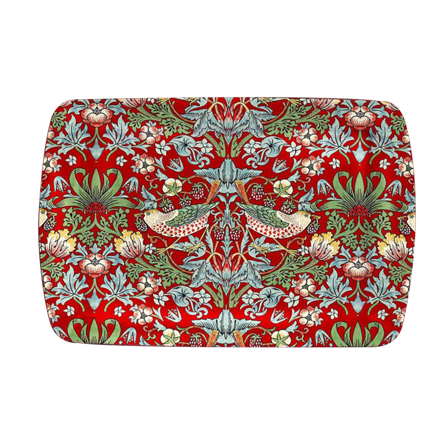 Strawberry Thief Melamine Small Rectangular Serving Tray