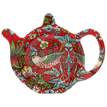 W Morris Strawberry Thief Teabag Tidy Holder